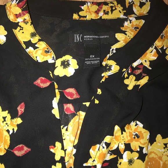 IINC International Concepts Floral Print Blouse - Picture 3 of 5
